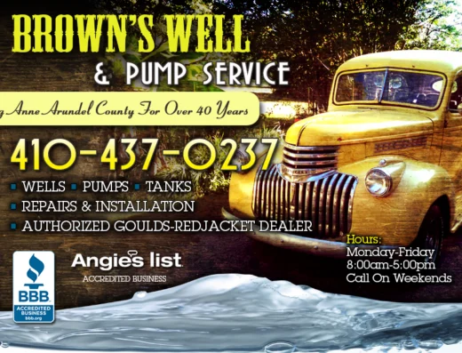Brown's Well & Pump Services